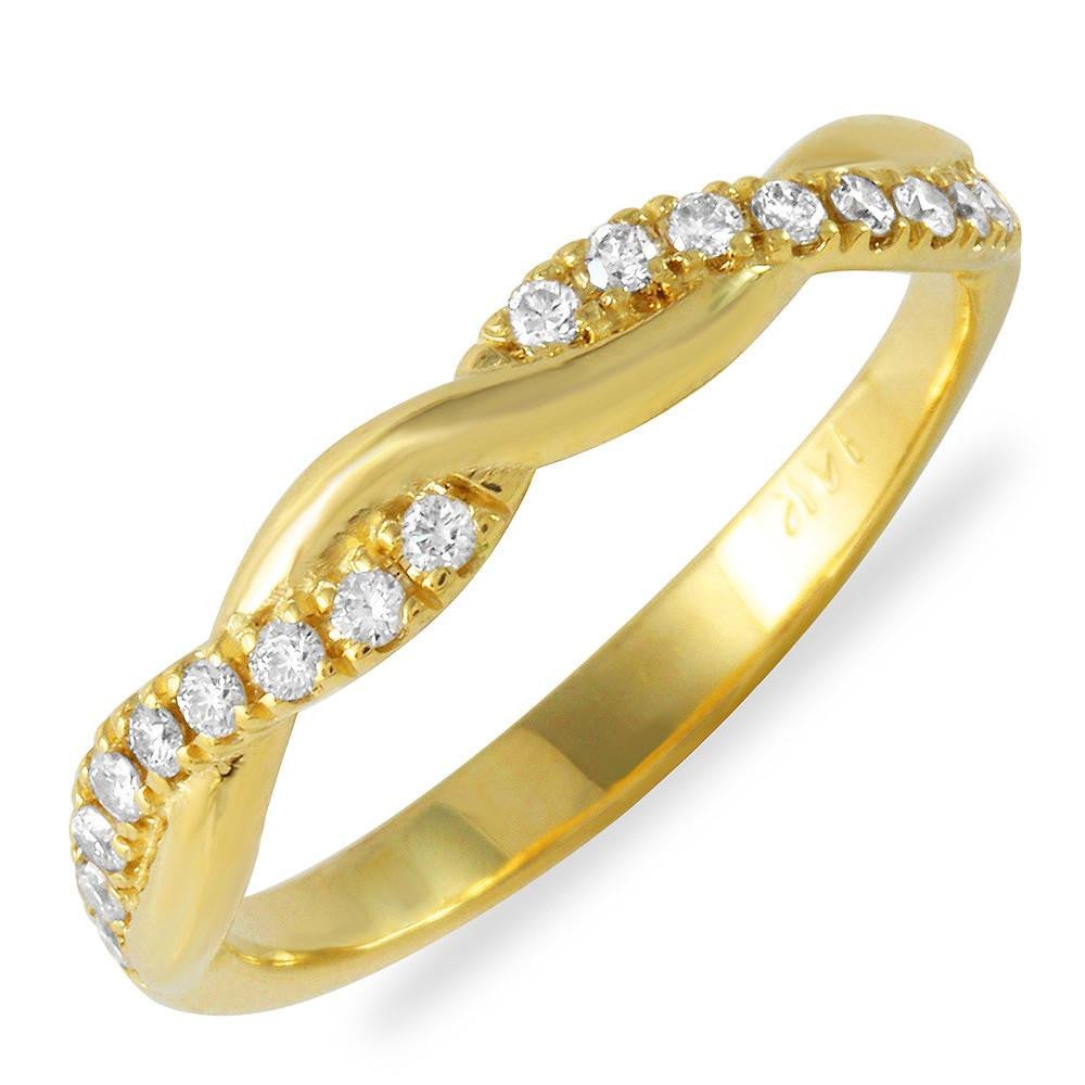 14 Carat Beautiful Twist Band - Tregali