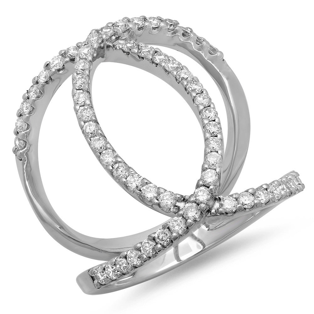 14 Carat Women's Interwoven Ring