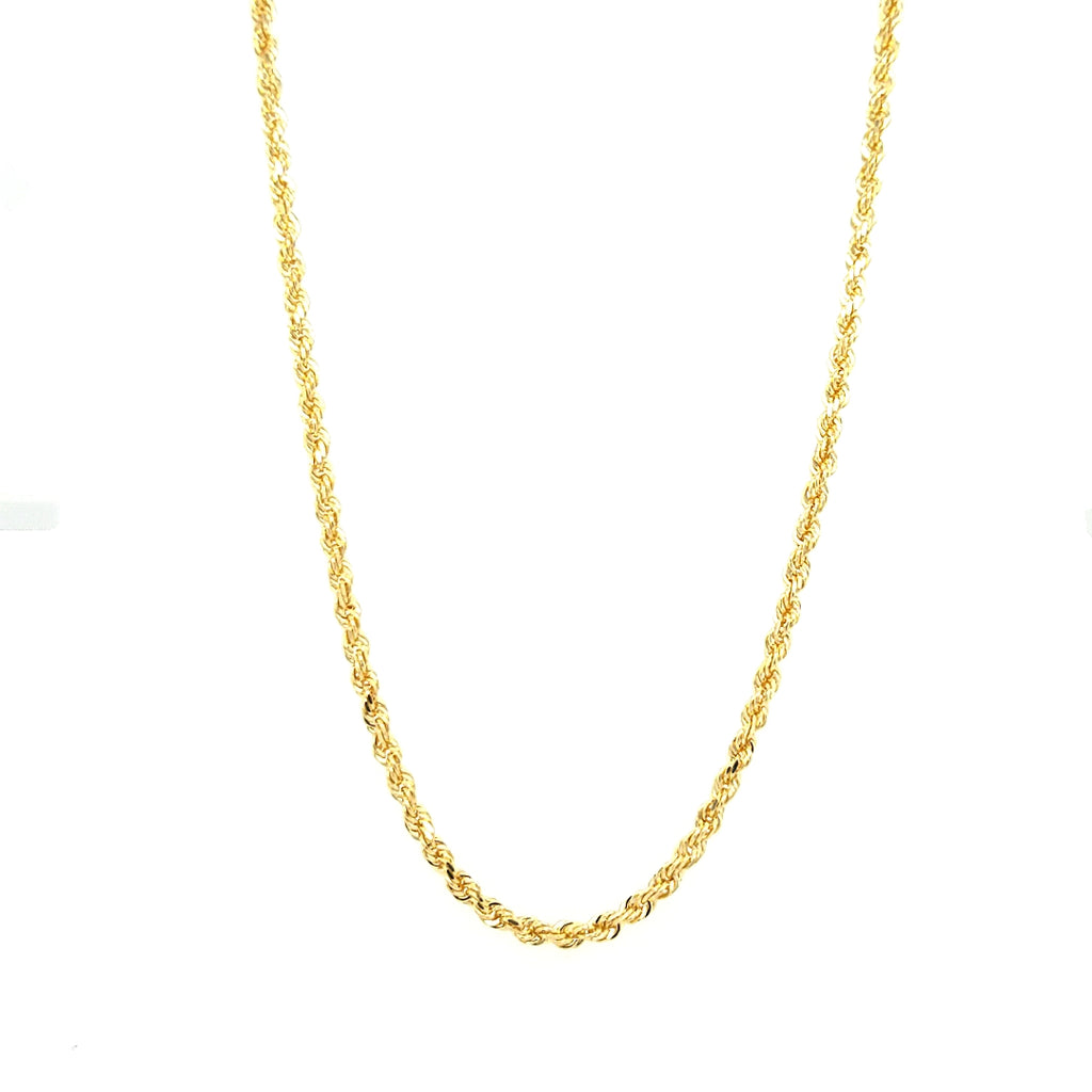 Solid Gold Rope Chain